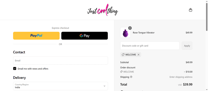 Just Cool Thing Coupon Code - 15% Off on Sexual Wellness Products