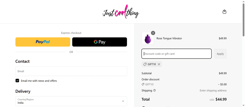 15% Off on Butt Plugs - Just Cool Thing Sale